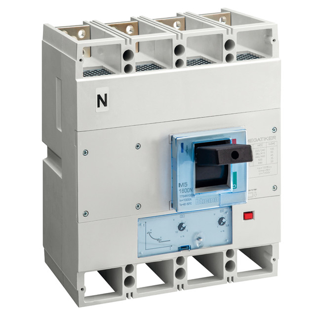 BTicino M5 1600N - thermal-magnetic Mccb 4P - In=630A - Icu=50kA — T754N630
