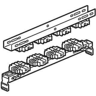 BTicino Busbar insulator vertical/horizontal for 3 flat busbar — 91886/F