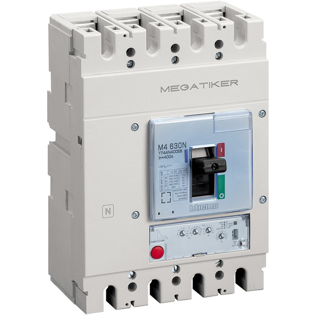 BTicino M4 630N - electronic Mccb (Li) 4P - In=320A - Icu=50kA — T744N320EB
