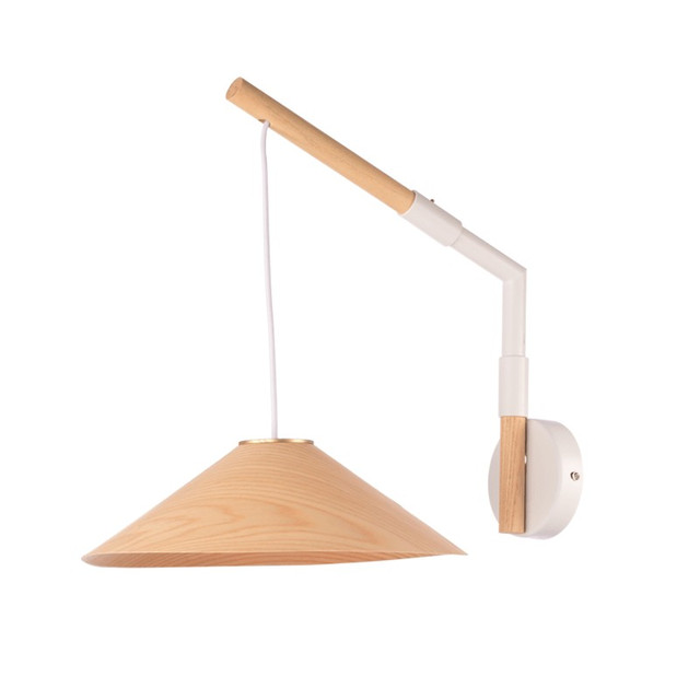 ACA Lighting NETTO WALL MOUNTED LIGHTING 1X GX53 NATURAL WOOD 30Χ40Χ32CM NAIROBI — MQ13W130NW