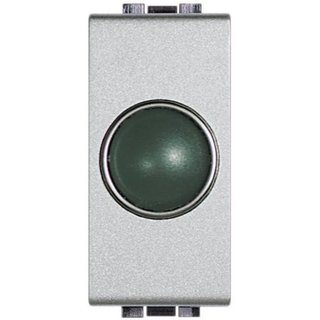 BTicino Lamp carrier with green Light - for lamps item 11250LV-11251L-11252L — NT4371V