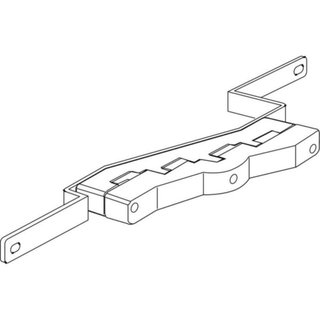 BTicino Busbar ladder insulator for cabinets and internal/external compartments MDX800 and HDX — FBS/VBE