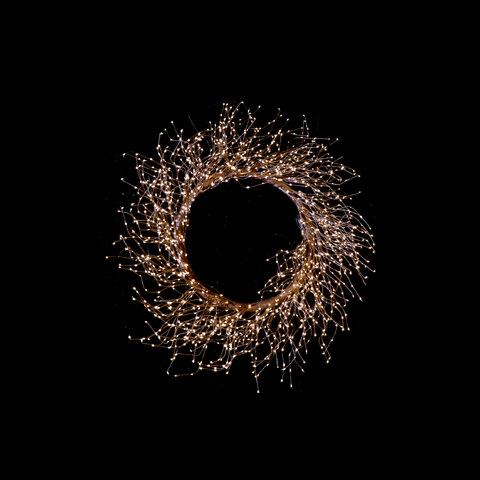 ACA Lighting LED CHRISTMAS WREATH BROWN WW IP44 H600MM Φ600MM 936LED 24V 9W 5M LEADWIRE — manufacturer representative image
