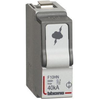 BTicino Replaceable cartridge N-PE for SPD items F10HB.. - F10HC.. - F10HS.. — F10HN