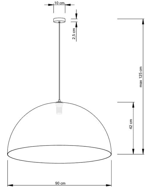 Sigma SFERA grey NAKRAPIANY gold 90 — 30129