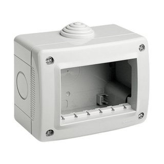 BTicino IP40 wall-mounting enclosures - 3 modules — 27403