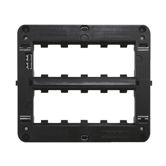 AVE 10 gang frame for 53SA05, 53SA05BG, BL05P, 45SY10, 45SY10AO boxes — 45760/10
