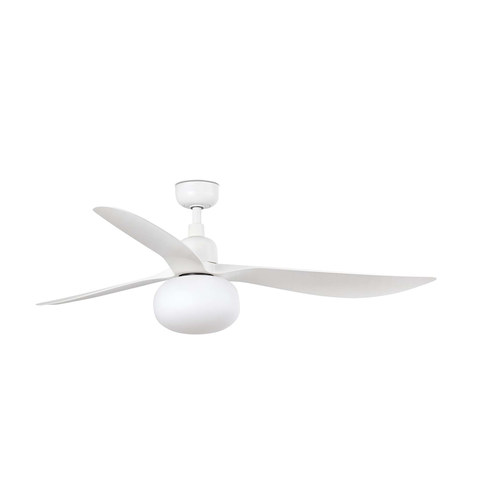 Faro Barcelona OUTWOOD L Ceiling fan white IP44 E27 — manufacturer representative image