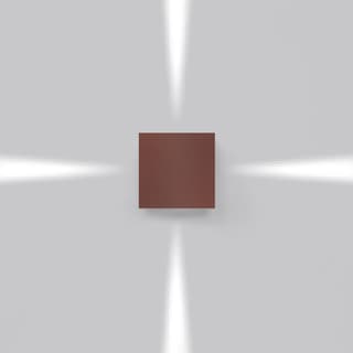 Artemide Effetto 14 Square 4 narrow beams Rust — T42004NW10