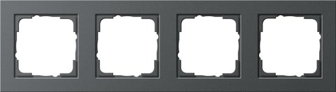 Gira E2 cover frame anthracite anthracite — 021423
