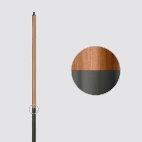 iGuzzini Cylindrical wooden pole — X907 — manufacturer representative image