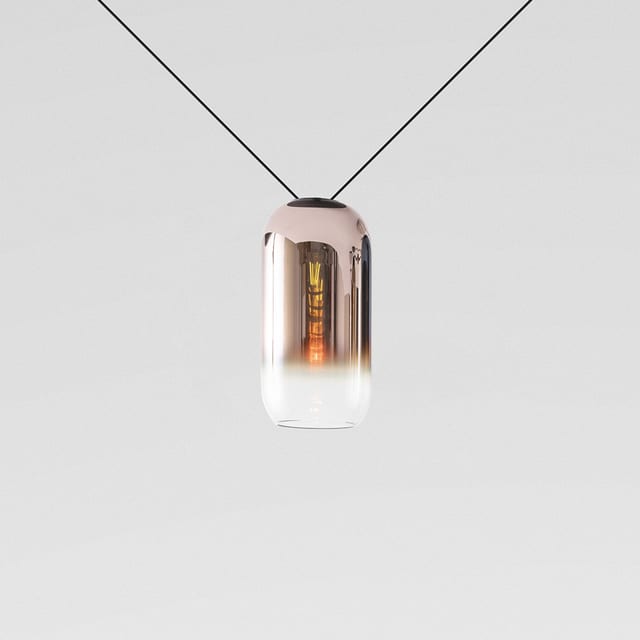 Artemide Funivia Plug - Gople Diffuser - Copper — 1880W40A