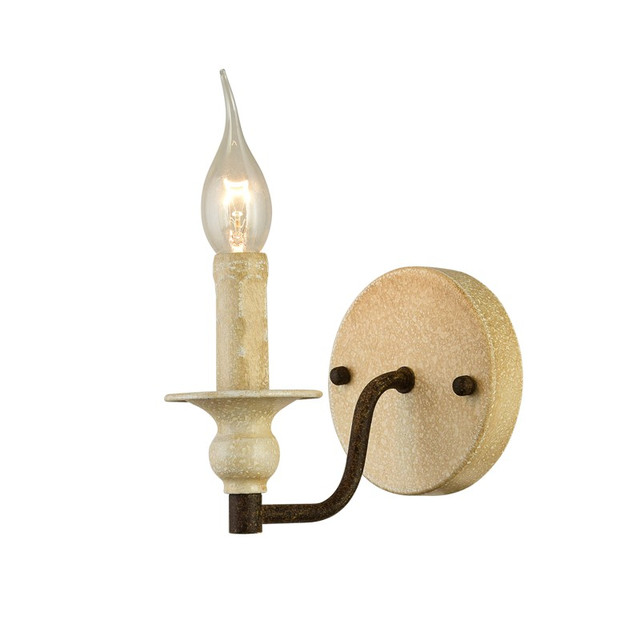 ACA Lighting WALL MOUNTED LUMINAIRE 1XE14 ANTIQUE/RUST METALLIC 18X12X16CM LYON — EG5871W18R