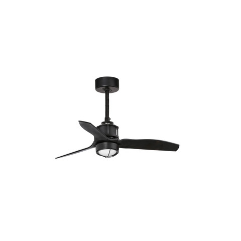 Faro Barcelona JUST FAN S Matt black fan 3000K — manufacturer representative image