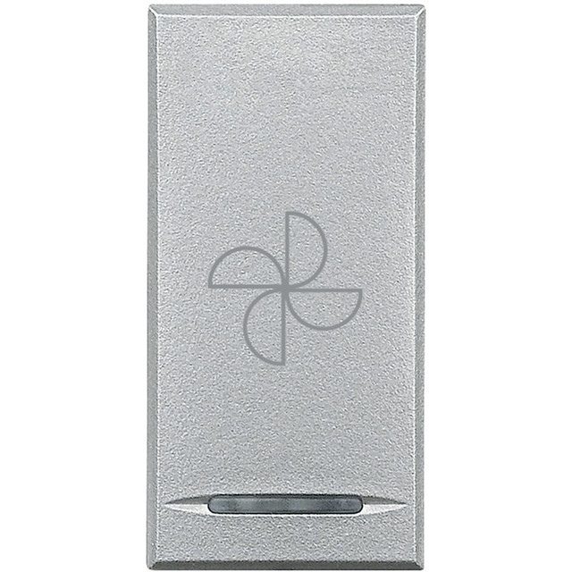 BTicino Key cover for 1 function with illuminated lens with screen printing symbol 'aspirator' — HC4915BC