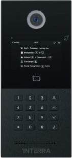 Interra Linux Outdoor Video Intercom - Aluminum + Tempered Glass (ITR650-0011)