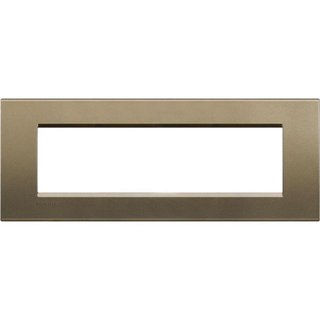 BTicino Square cover plate 7 modules - square — LNA4807SQ