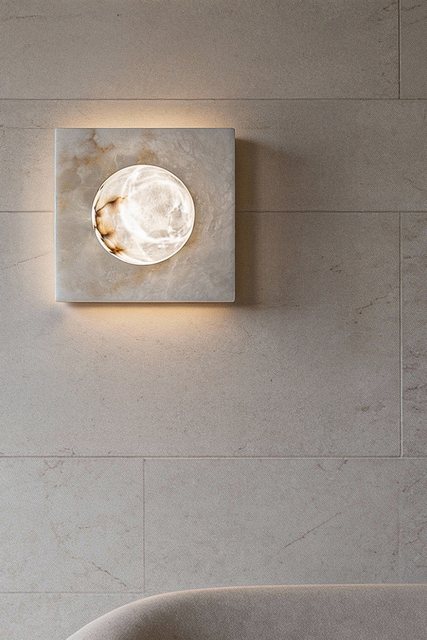 United Alabaster BX2 — alabaster wall luminaire