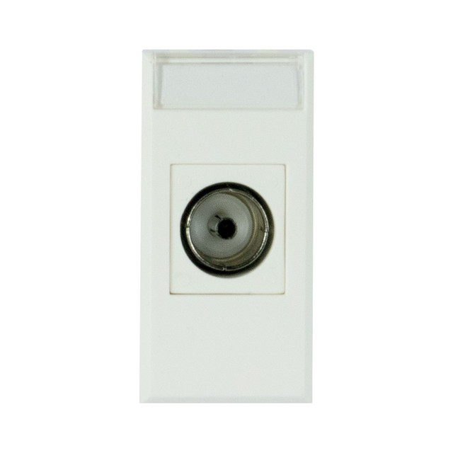 AVE FEMALE CONNECTOR COAXIAL WHITEK 1M — 446096IF