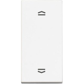 BTicino Double pushbutton 1P (NO) + 1P (NO) 10A - 250Vac interlocked — RW4037N