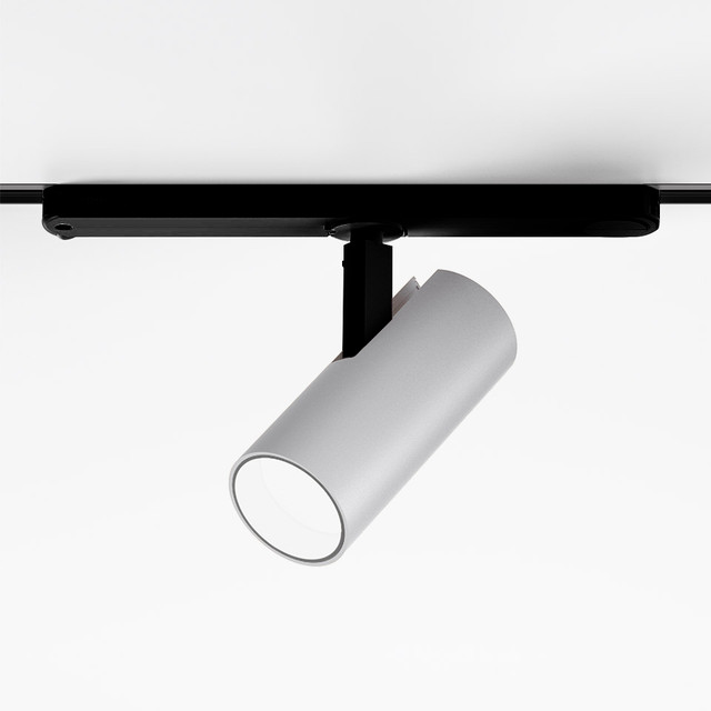 Artemide Vector Track 55 zoom - 22° - 32° - 4000K DALI Brushed Silver — AN15915 — manufacturer representative image