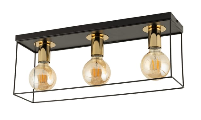 Sigma VOX 3 Ceiling lamp black/gold — 40704
