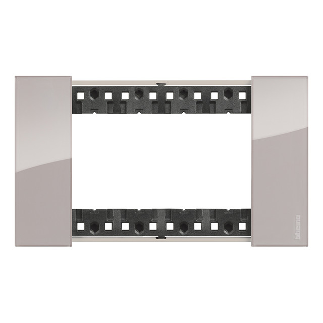 BTicino 4 modules Living Now plate — KA4804DM