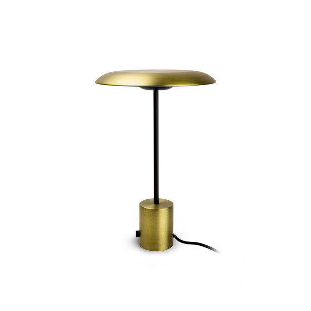 Faro Barcelona HOSHI Satin gold and black table lamp — 28387