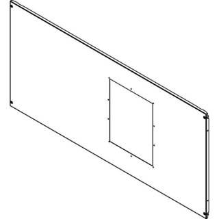 BTicino Front panel with 4 screws for MEGABREAK Frame 3 in fixed and draw-out version 1300x600mm — 9533C12F