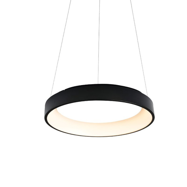 ACA Lighting PENDANT LIGHT LED 73W CCT 5450LM BLACK METAL D78XH14CM APOLLO — BR81LEDP78BKCCT — manufacturer representative image
