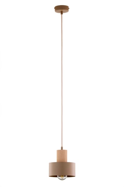 Sigma Pendant lamp RIF Wood 1 S ciepły beż/drewno naturalne 41868