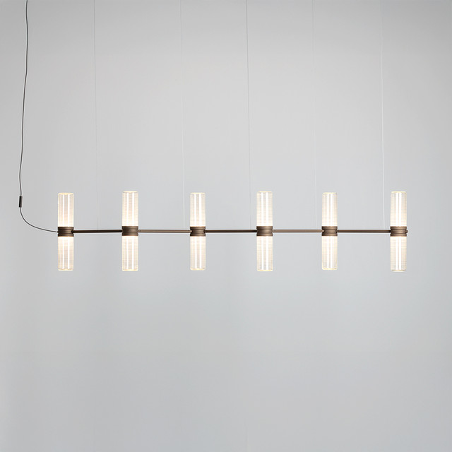 Artemide Zephyr Linear - 3000K - Bronze - APP Compatible — 1782040APP — manufacturer representative image