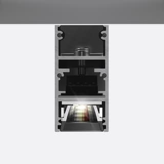 Artemide A.24 - Ceiling Sharping Emission - Linear Module - Direct Emission - 1176mm - 62° - 2700K - White — AQ34401