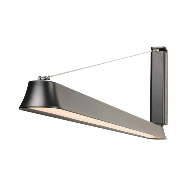 ACA Lighting Outdoor Wall Light 24W 1420LM 3000K IP65 Black — SJ19321