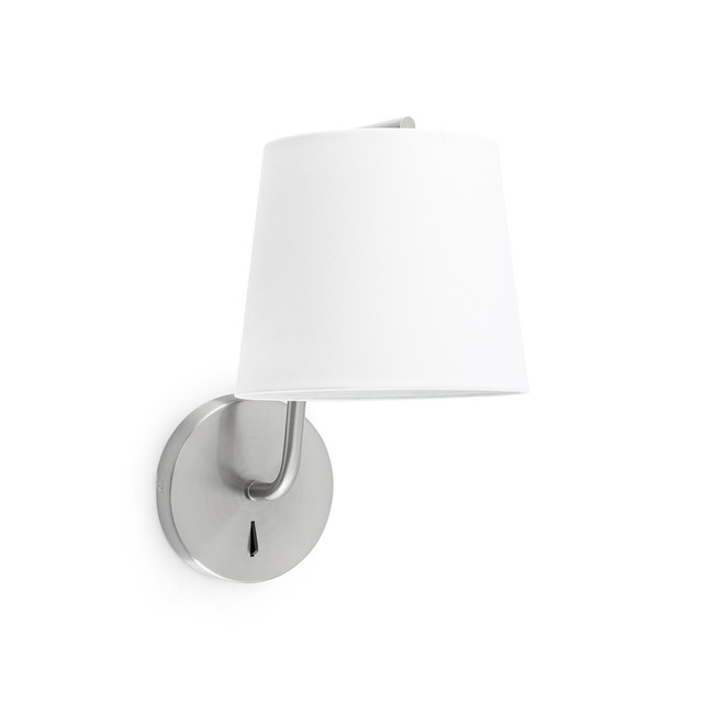 Faro Barcelona BERNI Satin nickel wall lamp — 29328
