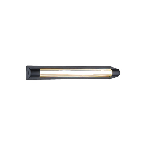 ACA Lighting IMPERIAL-WALL LAMP SAND BLACK ALUMINIUM LED SMD 9W 3000K 405LM IP20 400x78x60mm — manufacturer representative image