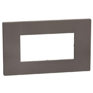 BTicino Light Now - Cover plate 4 modules - moka stone — YA4804GM