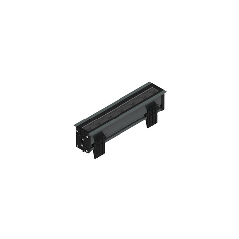 Flos Ingraze Adjustable Frame + Asymmetric Louvre L 400 — F017E1QD033 — manufacturer representative image