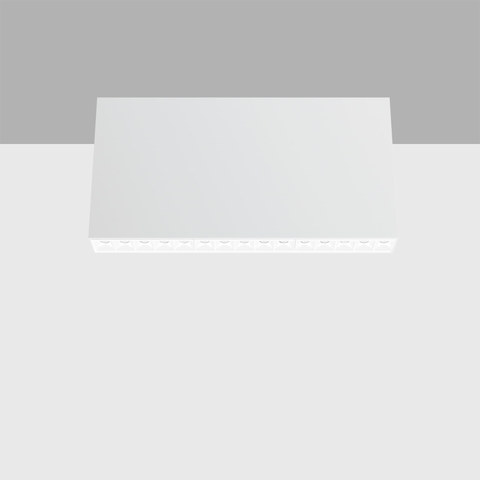 iGuzzini EJ60 — Ceiling-mounted luminaire with 15 optical elements for LED lamps - fixed optics with metallised thermoplastic high definition Opti-Beam reflectors — manufacturer representative image