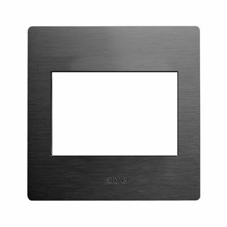AVE FRONT PLATE 98X98 ANT.BRUSH.ALU. 3M — 44PAQK3ANS