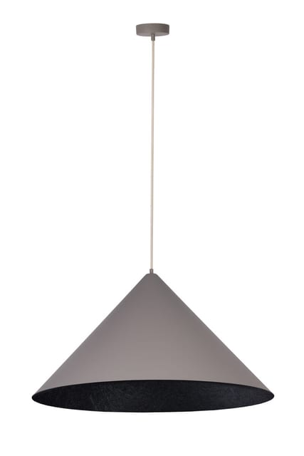 Sigma Pendant lamp VESUVIO M taupe/black 3xE27 41063