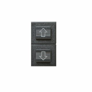 AVE TWIN 10A SINGLE POLE PUSH TO MAKE RETRACTIVE WITH ARROW SYMBOLS — 45356