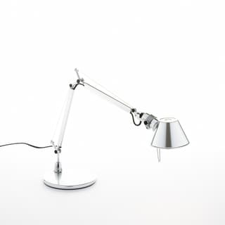 Artemide Tolomeo Micro Table - Polished aluminum - Body Lamp + Base — A001300