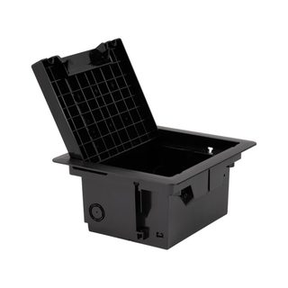 AVE BLACK OUTLET SOCKET BOX 6 MOD. S44 — 44/45TFPN