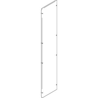 BTicino Frontal panel for external busbar compartment for cabinets LDX400 350x1800mm — 93390P