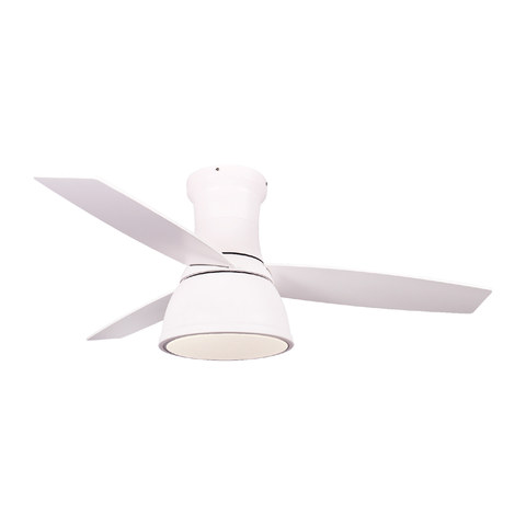 ACA Lighting CEILING FAN DIM MAT WHITE 3 BLADES AGAINST PLATE TIMER REMOTE CONTROL 22W CCT 35W — manufacturer representative image