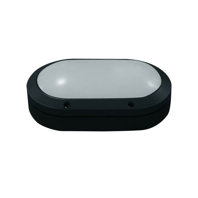 ACA Lighting WALL LAMP BLACK ΙΡ54 Ε27 max.60W 280 x 185 x 96mm RAL C0026 — HI4022BMS