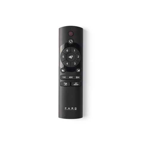 Faro Barcelona Black remote control — manufacturer representative image