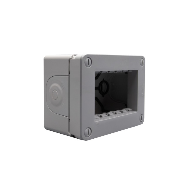 BTicino IP40 Box - 3 modules - Grey — 28403G