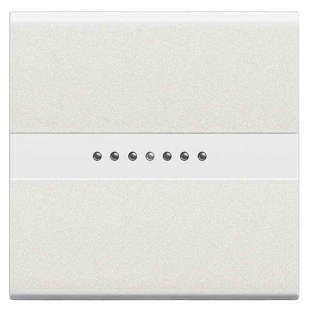 BTicino Neutral lightable key cover with diffuser - for axial controls — N4916M2